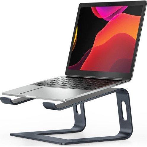 Crong Laptopständer ALUBENCH ALUMINIUM LAPTOP STAND universal, Notebook Ständer, Grau