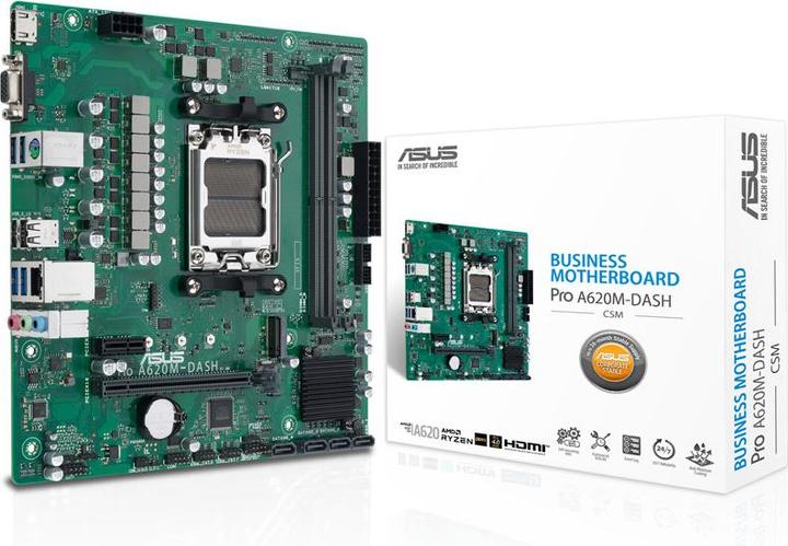 Produktbild ASUS PRO A620M-DASH-CSM (AM5, AMD A620, mATX)