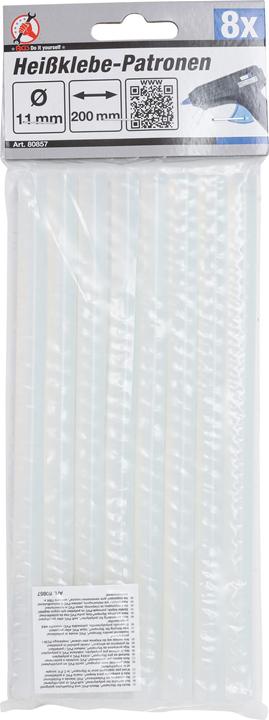 Produktbild BGS Heissklebe-Patronen transparent Ø 11 mm, 200 mm 8-tlg.
