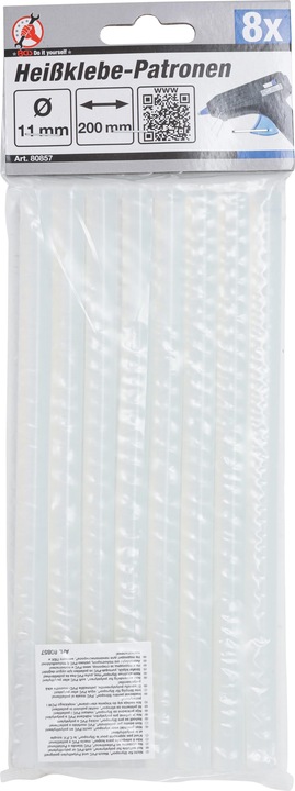 Produktbild BGS Heissklebe-Patronen transparent Ø 11 mm, 200 mm 8-tlg.
