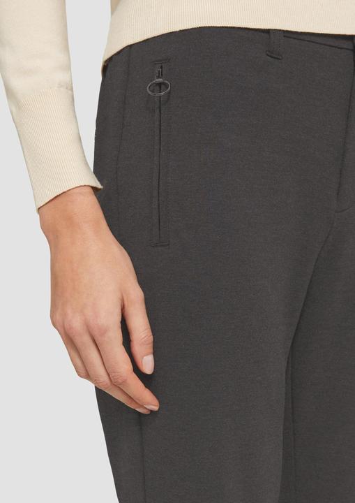 Actual product image S.Oliver Hose Hose aus Interlock-Jersey mit Flared Leg (Frequency band 38 (2600 MHz))