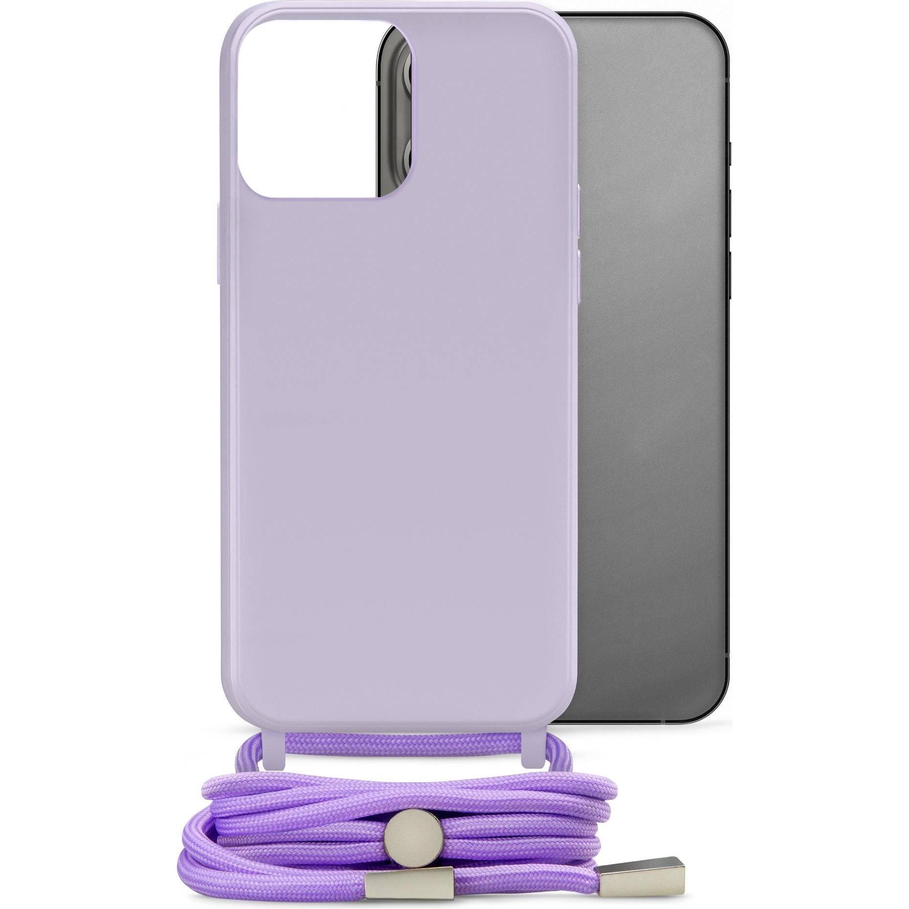 Mobilize Lanyard Gelly Case (Apple iPhone 13 Pro), Smartphone Hülle, Violett