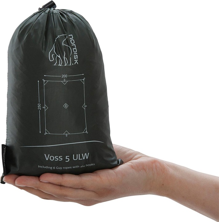 Actual product image Nordisk Voss 5 ULW Tarp (Tarp, 0.24 kg)