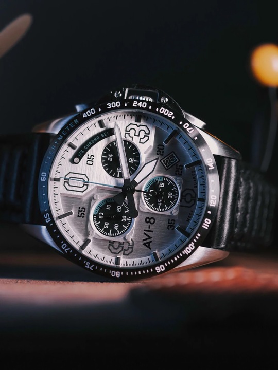 Image du produit AVI-8 AV-4077-01 P-51 Mustang Chronographe 43mm 5ATM (Montre analogique, 43 mm)