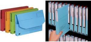 Actual product image Elba ULTIMATE document folder with flap, DIN A4, assorted made of 240 gsm CANSON cardboard, front side (A4, 25x)