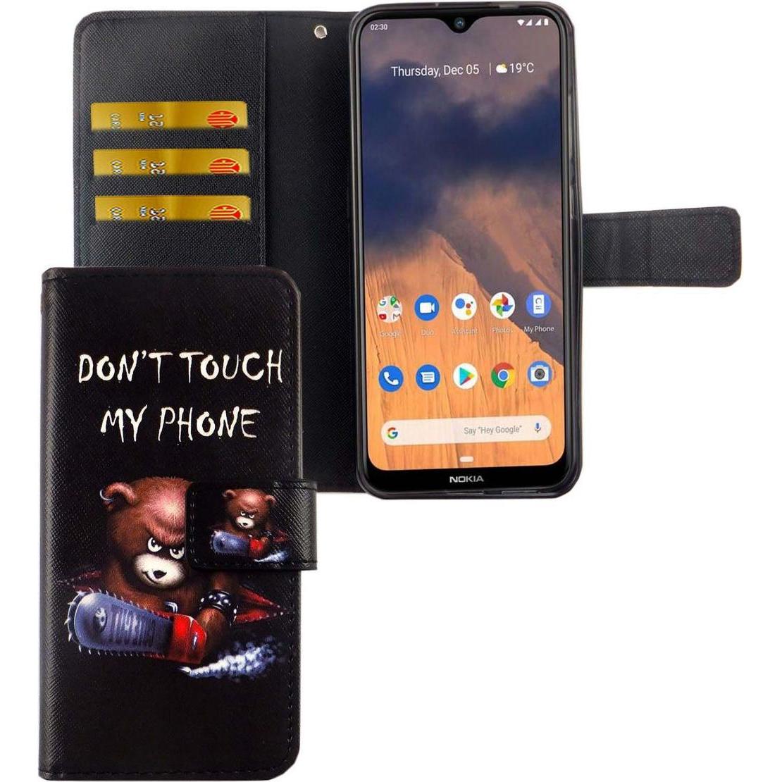 König Design Hülle Handy Schutz für Nokia 2.3 Case Cover Tasche Wallet Etui Handyhülle Bumper (Nokia 2.3), Smartphone Hü...