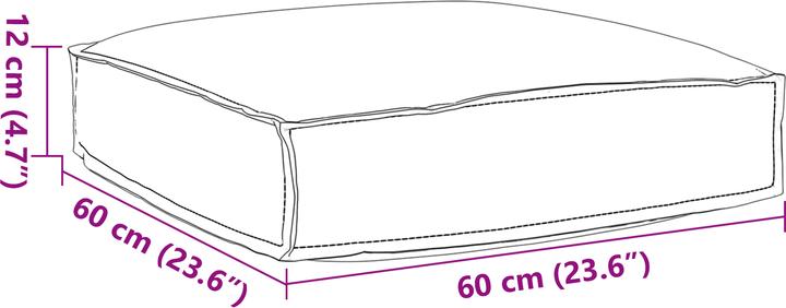 Image du produit VidaXL Oreiller (60 x 60 x 12 cm)