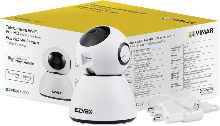 Actual product image Vimar WiFi HD Motor-Farbkamera mit Bewegungsmelder (1920 x 1080 Pixels)