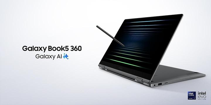 Actual product image Samsung NP750Q Book5 360 15.6" Core7 16 GB+ 512 Gray - 512 GB - 16 GB (15.60", 512 GB, 16 GB, DE)