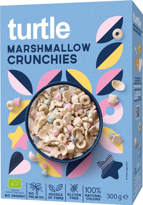 Actual product image Turtle Marshmallow crunchies (300 g)