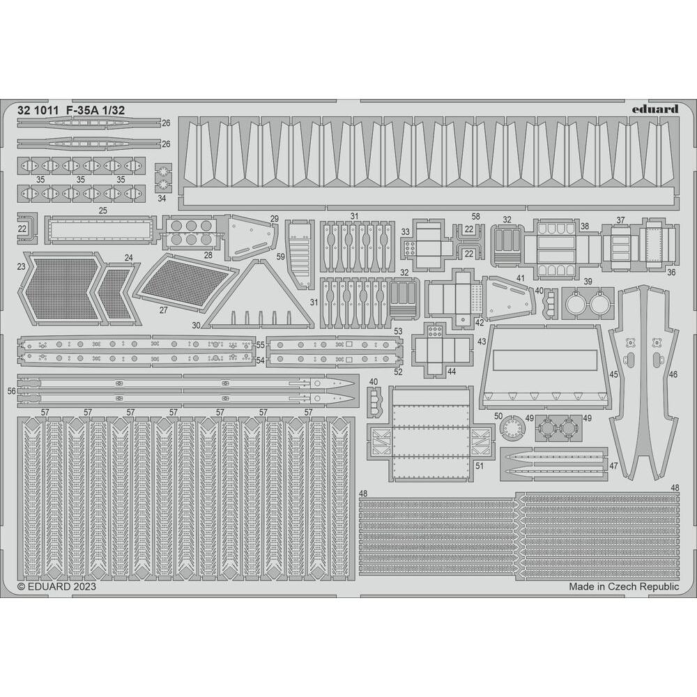 Eduard F-35A 1/32 TRUMPETER