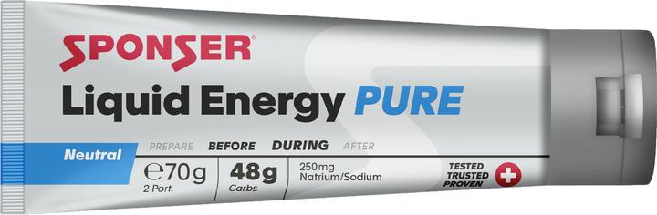 Image du produit Sponser Liquid Energy 18 x 70g (Neutre, 18 pcs, 1360 g)