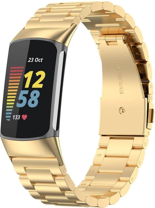 Cover-Discount Fitbit Charge 6 - Maglie del bracciale in acciaio inossidabile (Acciaio inossidabile)