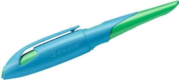 Produktbild STABILO EASYbirdy ergonomischer Schulfüller für Rechtshänder Standard-Feder (Grün, Blau, 1 x)