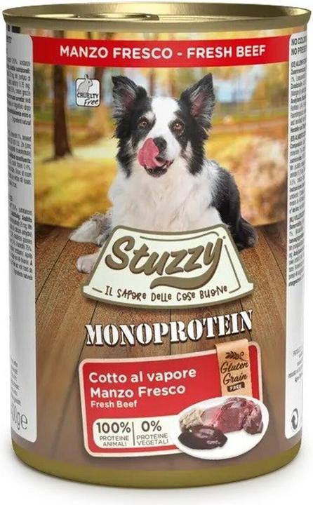 Immagine prodotto Stuzzy Manzo monoproteico per cani (Adulto, 24 pz., 400 g)