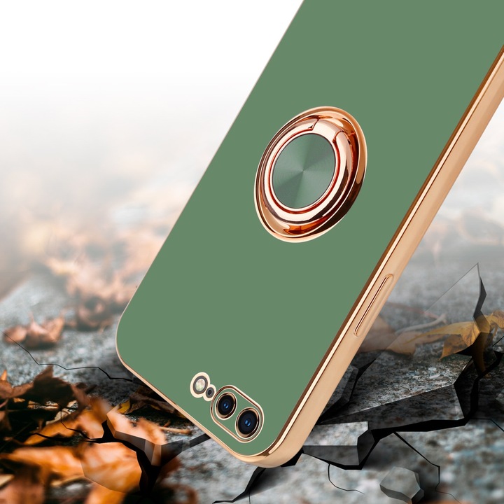 Immagine prodotto Cadorabo Custodia per Apple iPhone 7 PLUS / 7S PLUS / 8 PLUS in TPU con protezione della fotocamera e anello (Apple iPhone 7 Plus, Apple iPhone 7s Plus)