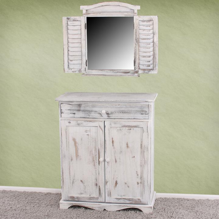 Actual product image Jamb Shabby mirror (42 x 5 x 53 cm)