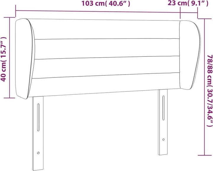 Produktbild vidaXL Nanete (103 x 23 x 88 cm)