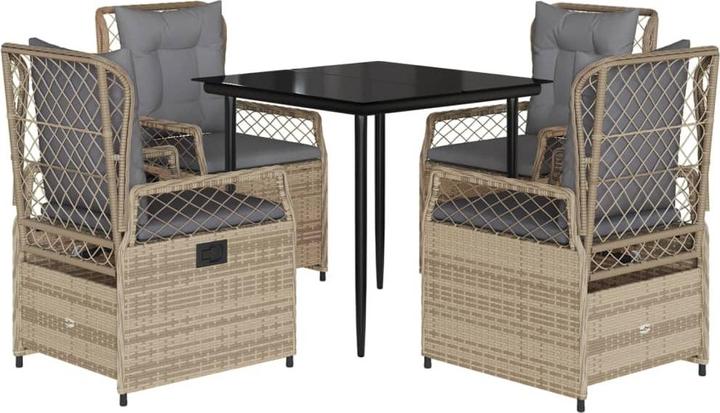 Produktbild vidaXL Garten Essgruppe (80 x 80 x 74 cm)