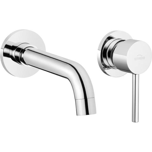 Invena, Badarmatur, In-Wall Washbasin Mixer Dafni. Chrome
