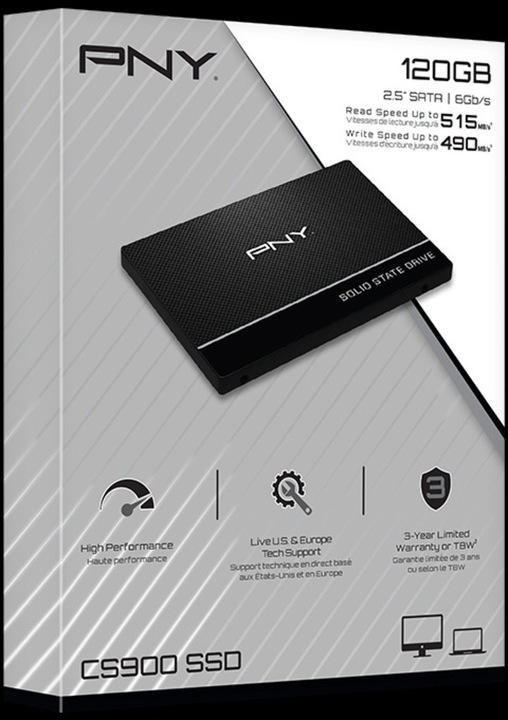 Image du produit PNY Cs900 (120 Go, 2.5")