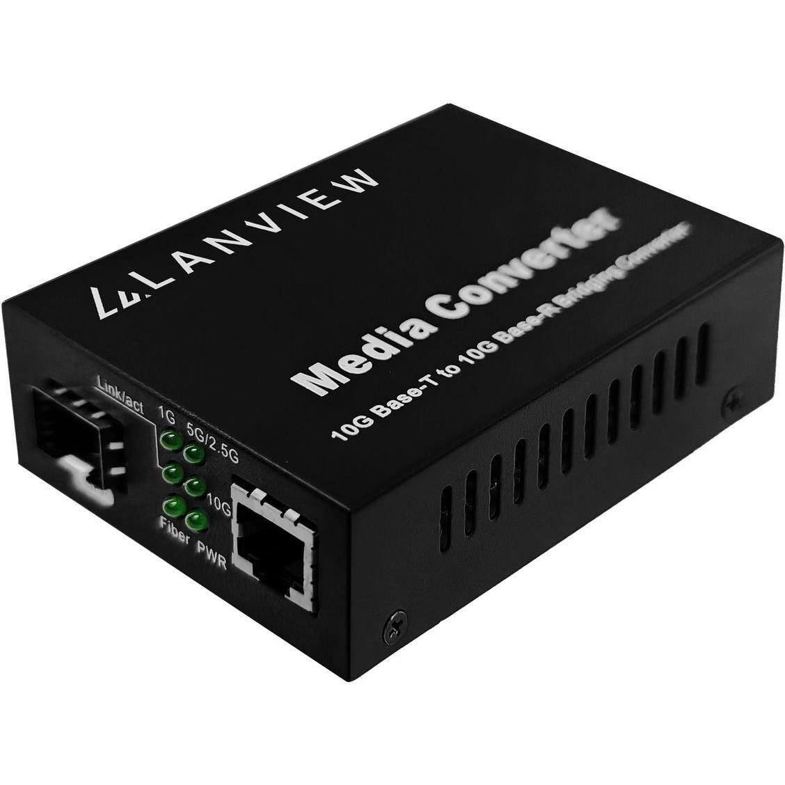 Lanview 10GBase-T RJ45 to 10GBase-X, Netzwerk Switch