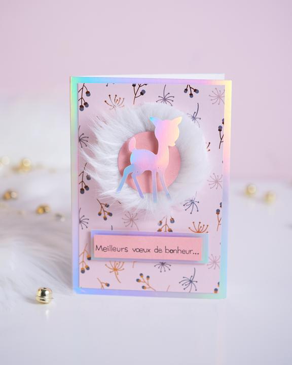 Image du produit VBS Ruban de fourrure synthétique, 40mm, 2m