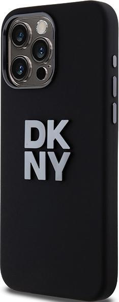Actual product image DKNY DKHCP15LSMCBSK iPhone 15 Pro 6.1" czarny/black hardcase Liquid Silicone Metal Logo (Apple iPhone 15 Pro)