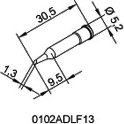 Produktbild Dauerlötspitze 102ADLF13 (Lötspitze)