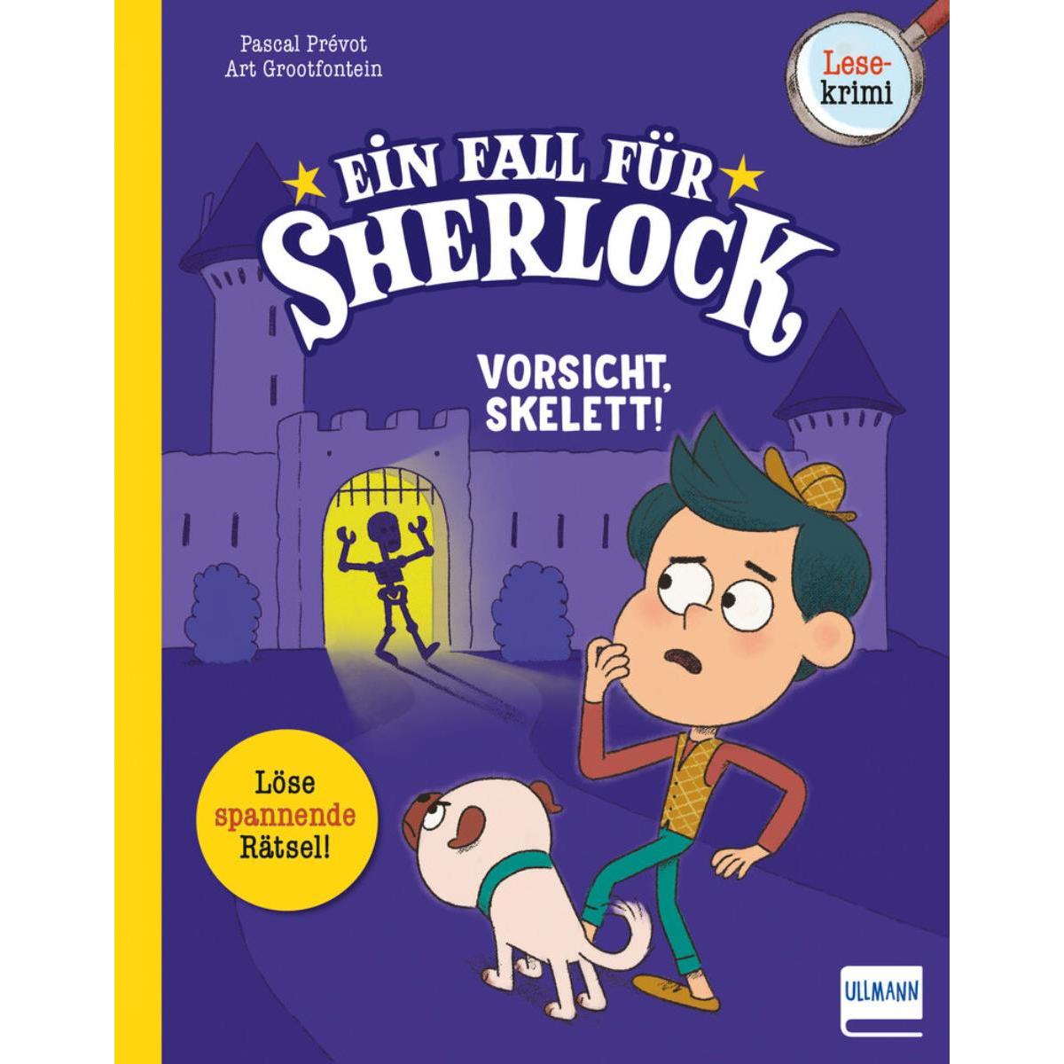 Thumbnail - Ein Fall für Sherlock Holmes Vorsicht, Skelett!, Kinderbücher von Pascal Prévot