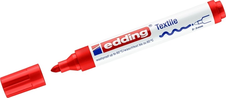 Produktbild Edding Textil Marker 4500 (Red, 3 mm, 1 x)