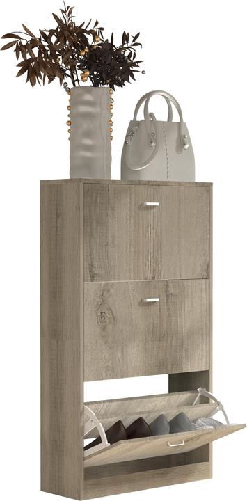 Actual product image VCM Shoe cabinet shoe tipper series Sipos L (105 x 59 x 22 cm)