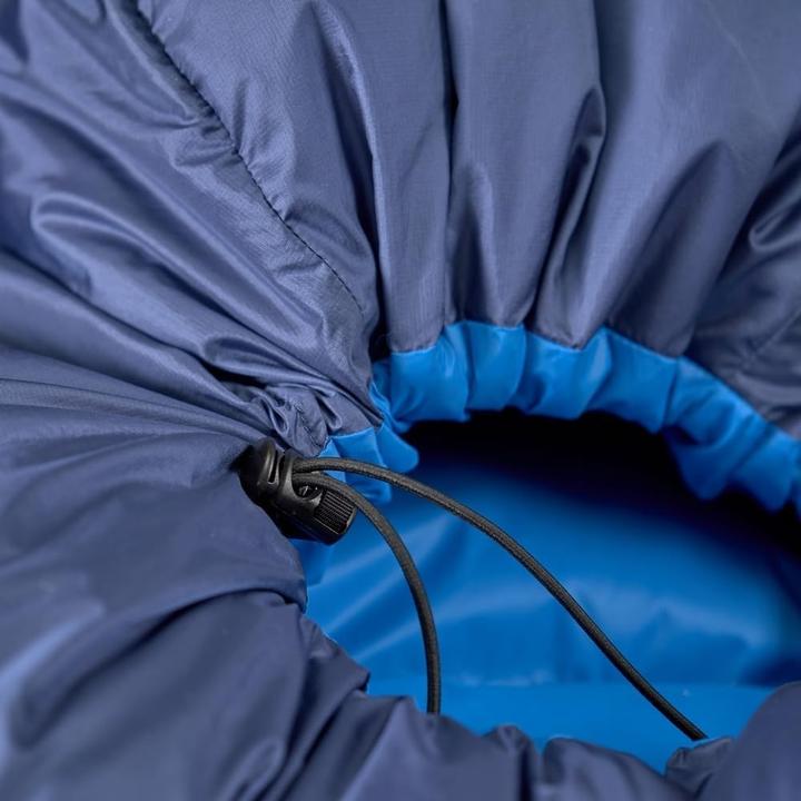 Productafbeelding Lowland OUTDOOR - KIBO +5 - Donzen mummie slaapzak +5C - 795 gr - 225x80 cm - Blauw (225 cm)