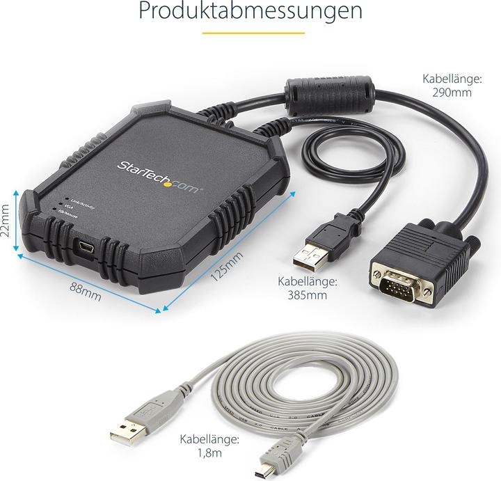 Produktbild StarTech Laptop To Server Kvm Console