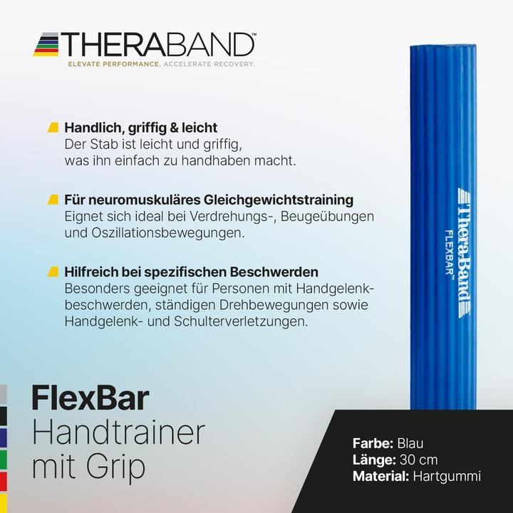 Actual product image TheraBand Flexible exercise bar