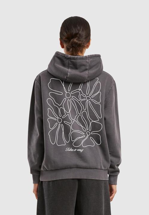 Immagine prodotto Miss Tee One Line Flowers Ladies Vintage Heavy Hoody - 205253 (XL)