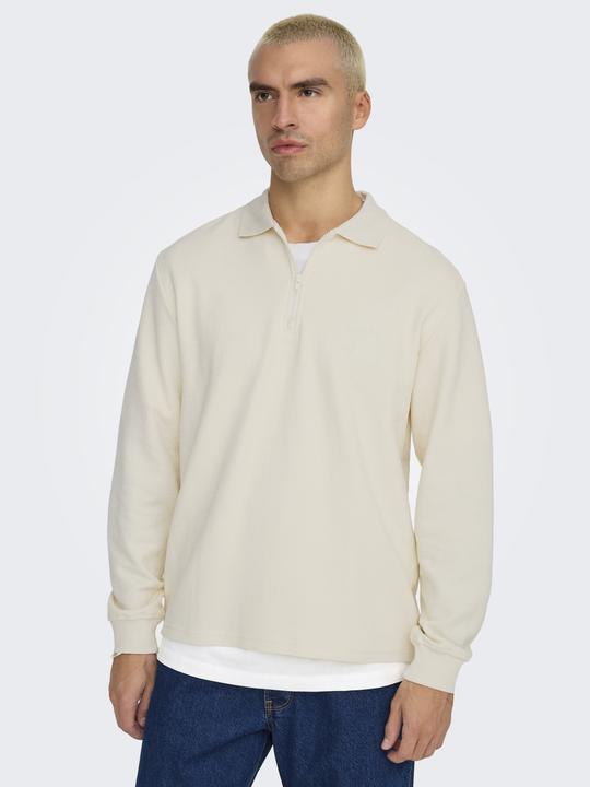 Actual product image Only & Sons Onstrevor Life Reg Ls Polo Noos (M)