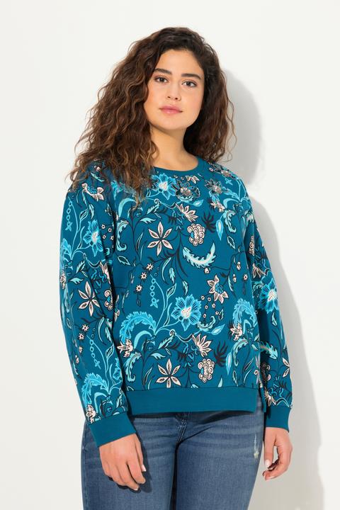 Produktbild Ulla Popken Sweatshirt, Pailletten, Oversized, Rundhals, Langarm (42, 44)