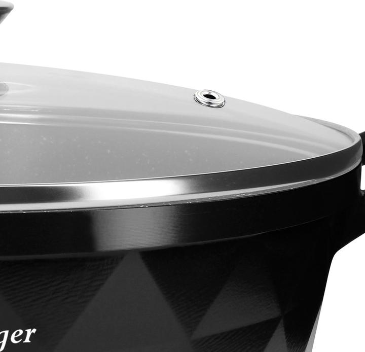 Actual product image JTI Set with pots - aluminium and glass - 6 pieces (28 cm, Roman pot, Aluminium)