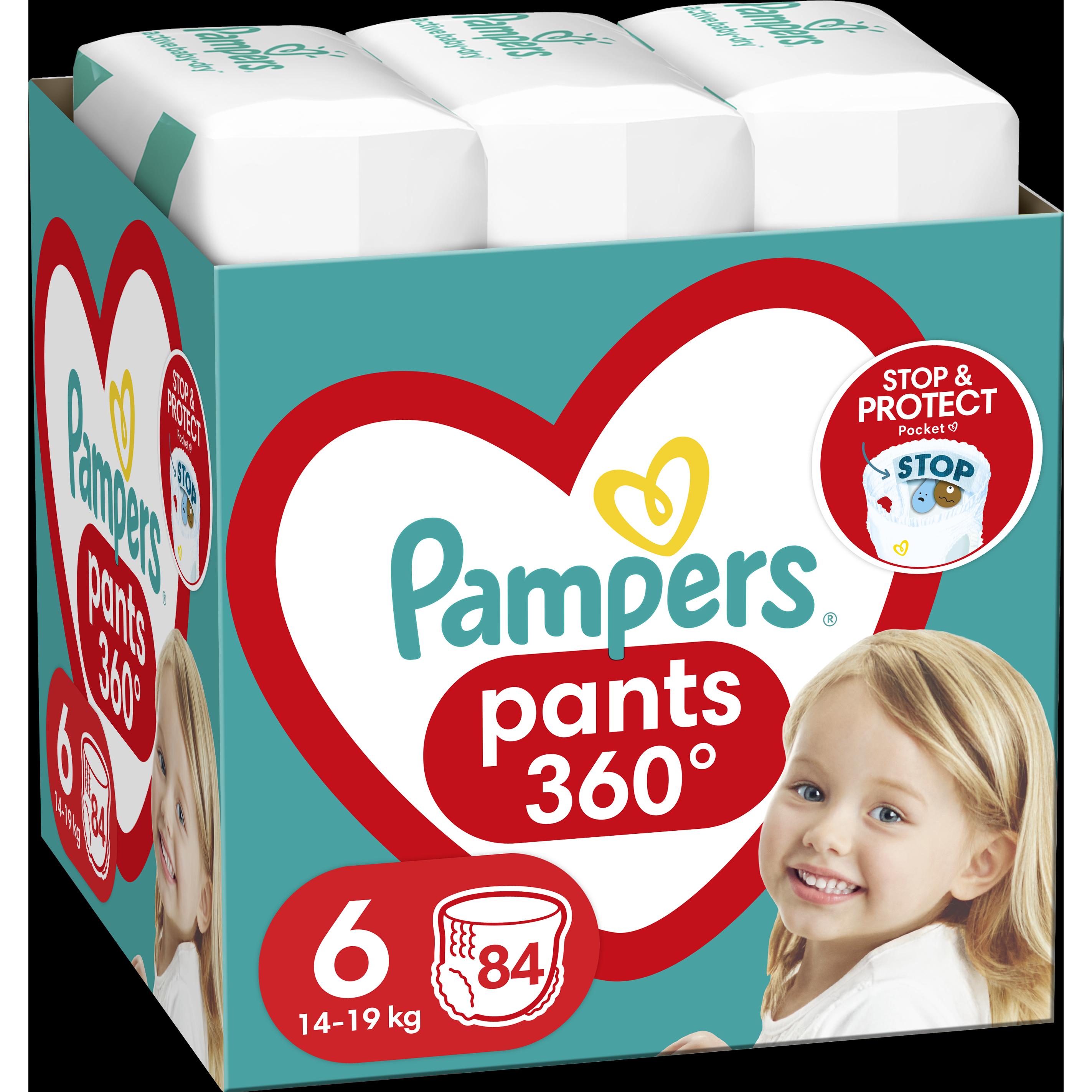 Pampers Pants (Gr. 6, Halbmonatsbox, 84 Stück)