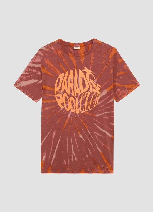 Immagine prodotto S.Oliver T-Shirt T-Shirt mit Batikmuster und Frontprint (134, 140)