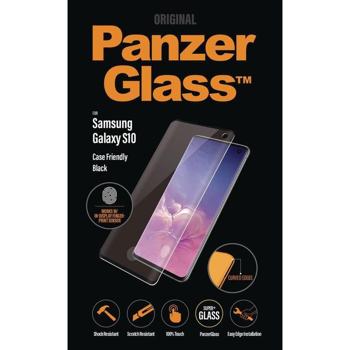 Actual product image PanzerGlass Case Friendly (1 Piece, Samsung Galaxy S10+)