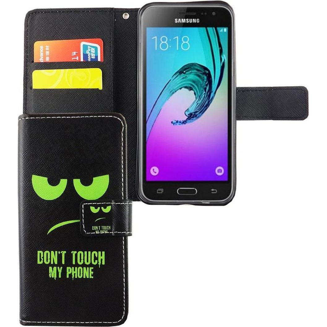 König Design Schutz Handy Hülle für Samsung Galaxy J3 Emerge Case Cover Tasche Wallet Etui (Samsung Galaxy J3 Emerge), S...