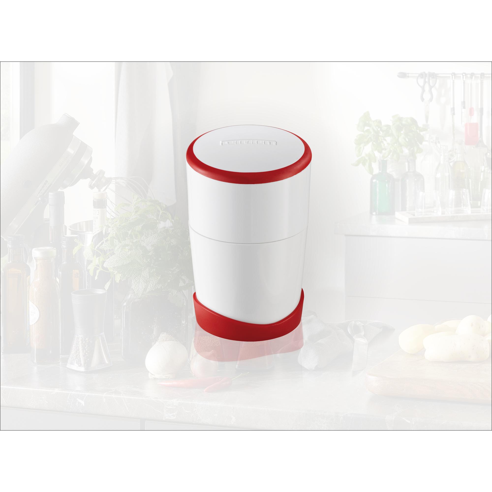 Thumbnail - Leifheit Knoblauchschneider, Küchengadgets, Weiss, Rot