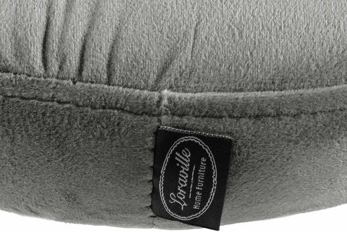 Produktbild Swisshandel24 2er Set Barhocker Ponte Samt chrom, grau