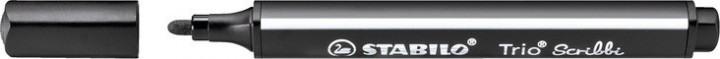 Produktbild STABILO Trio Scribbi Gefederter Dreikant-Filzstift (Schwarz, 1 x)