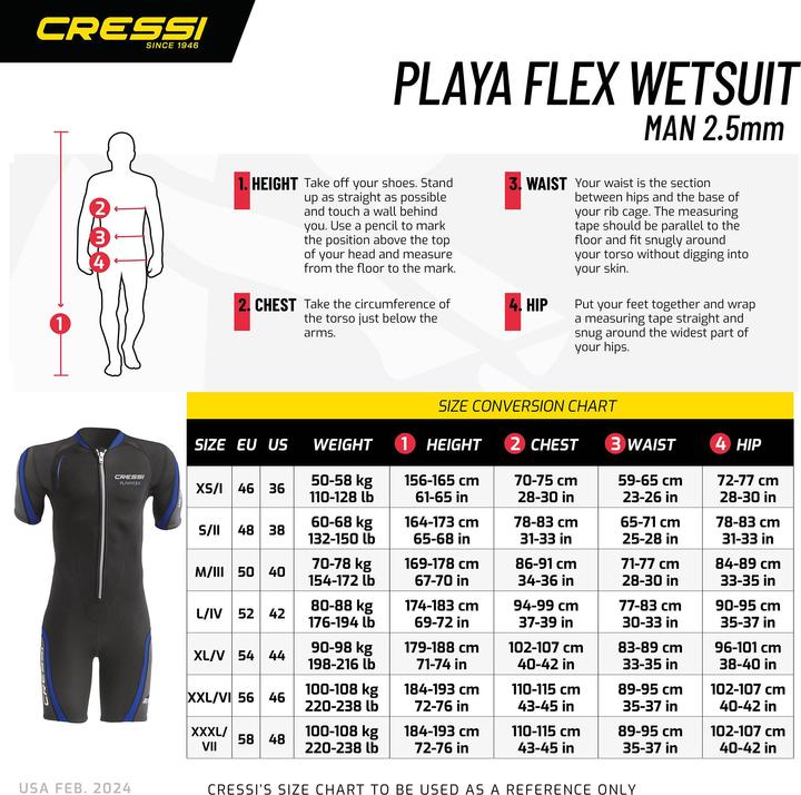 Productafbeelding Cressi Playa (2 mm, L)