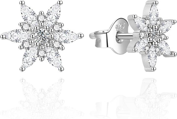 Immagine prodotto Agato - Charming silver earrings Snowflakes AGT-E005PW (Argento)