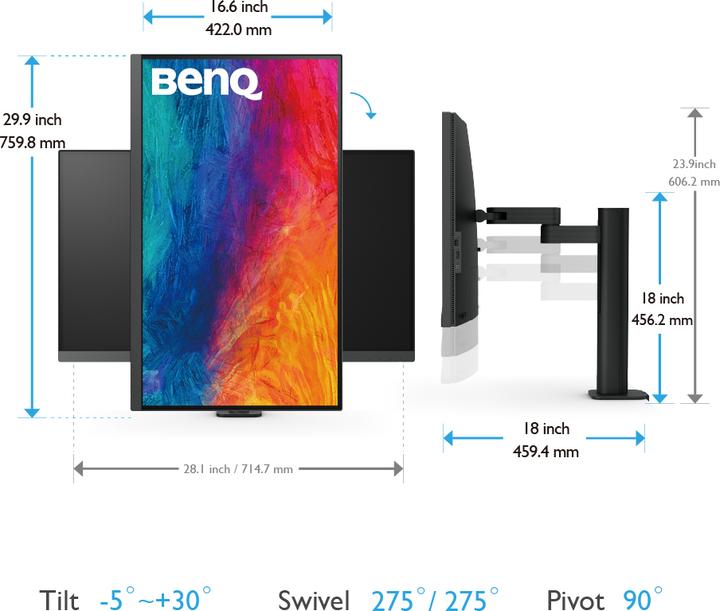 Produktbild BenQ PD3205UA (3840 x 2160 Pixel, 31.50")
