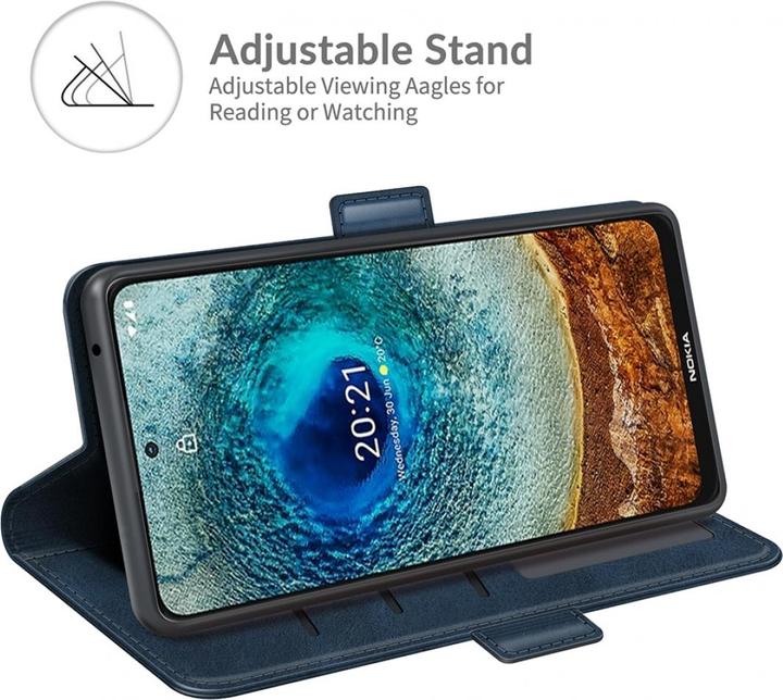Productafbeelding Screenguard Nokia X20 CardLounge Lederen Hoesje (Nokia X20)